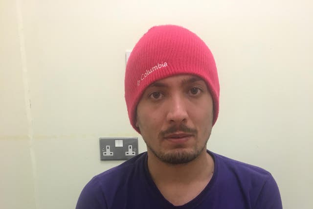 Zayed Khan, 26, is being kept in Colnbrook detention centre despite having committed multiple acts of self-harm since being detained, in what legal experts say is a breach of law