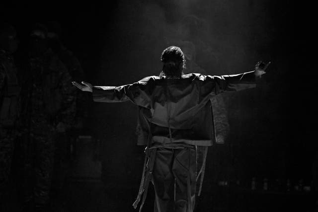 Kendrick Lamar at the 60th Grammy Awards