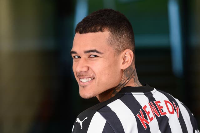 Kenedy first heard of Newcastle United because of the film 'Goal'