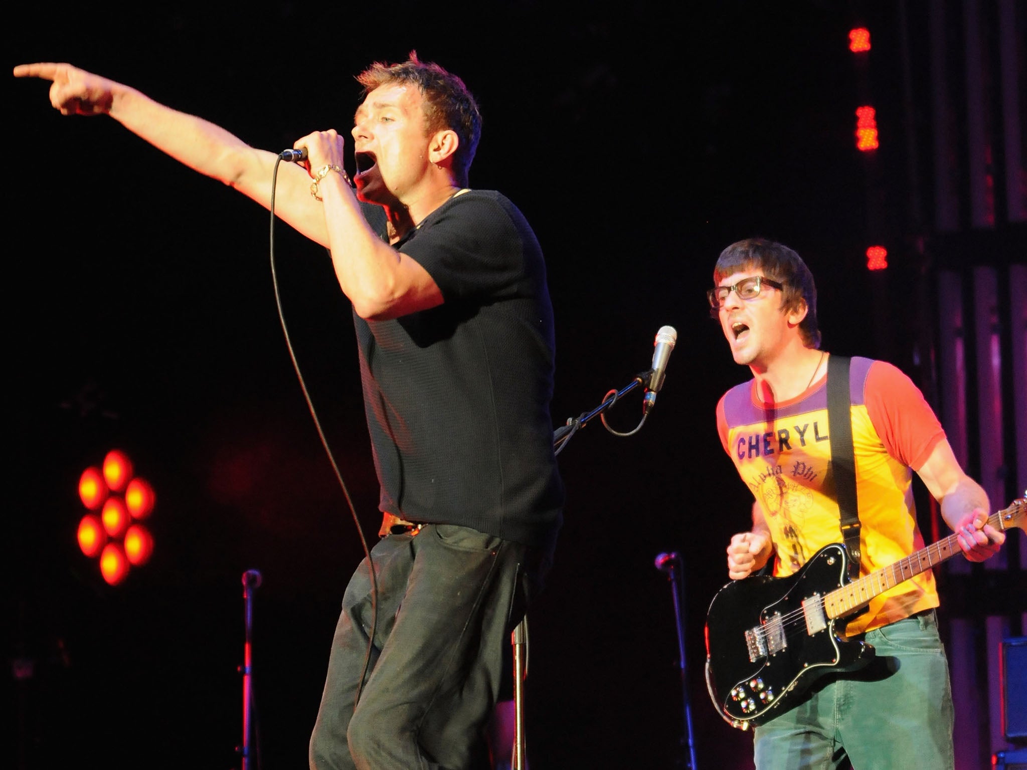 Blur’s Damon Albarn and Graham Coxon reunited for s series of concerts in 2009 after creative differences