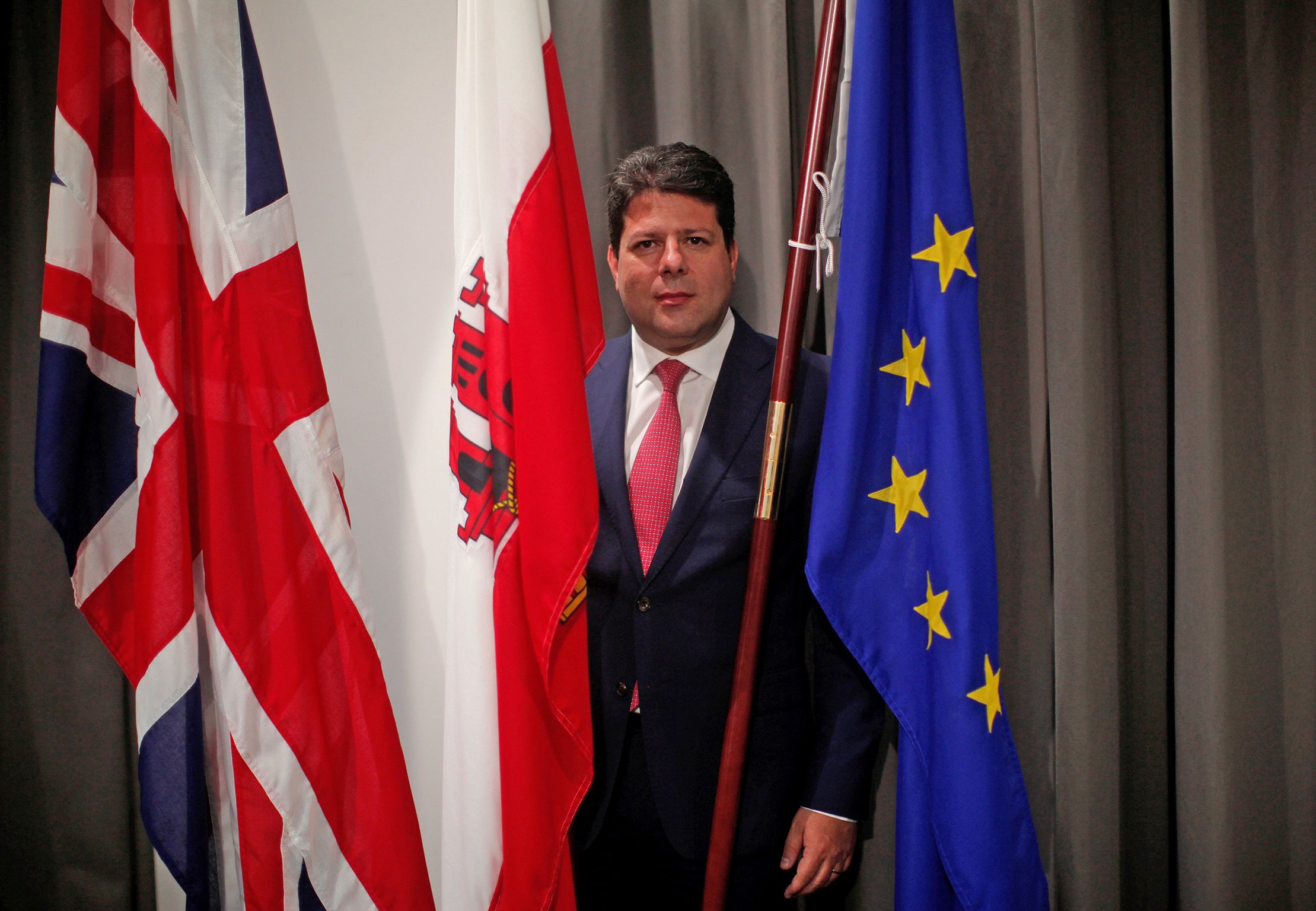 Fabian Picardo presides over the region that delivered the highest ‘Remain’ vote – 96 per cent – in the EU referendum
