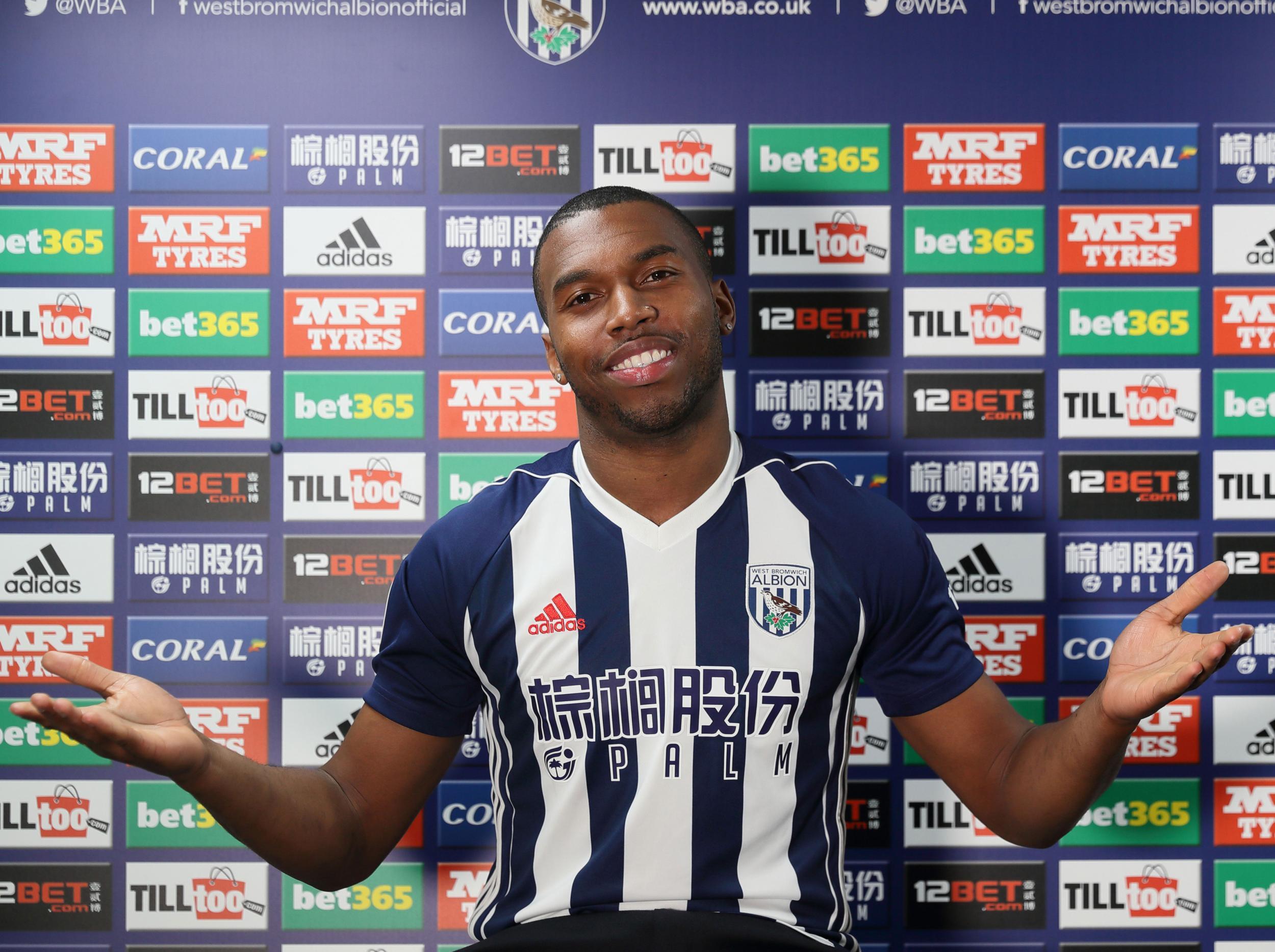 Daniel Sturridge joined West Brom from Liverpool on Monday evening