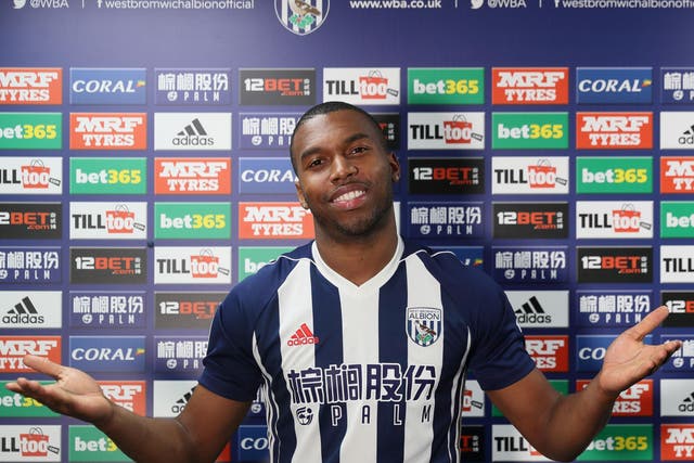 Daniel Sturridge joined West Brom from Liverpool on Monday evening