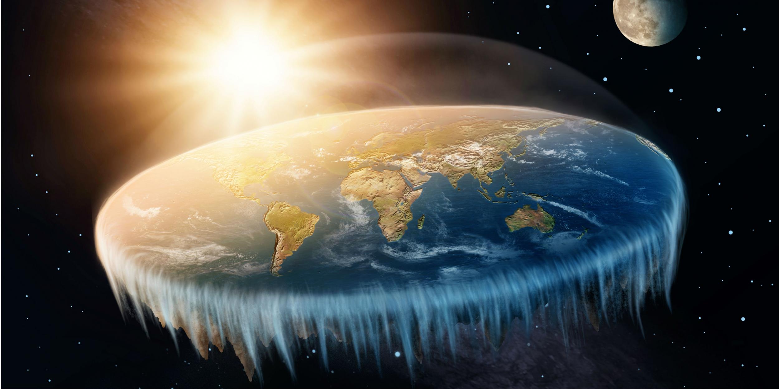 design an experiment that tests if the earth is round or flat