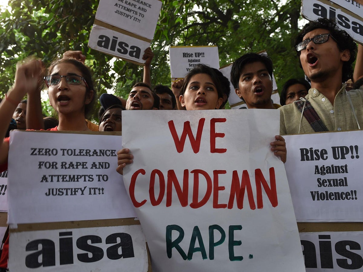 Xxx Africans Sex In Jungle Rape - Gang rape' of student prompts arrests after video causes outcry in India |  The Independent | The Independent