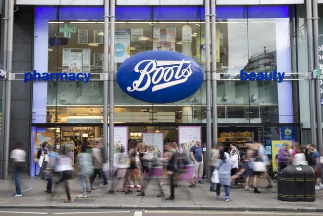 Boots the chemist on Oxford Street