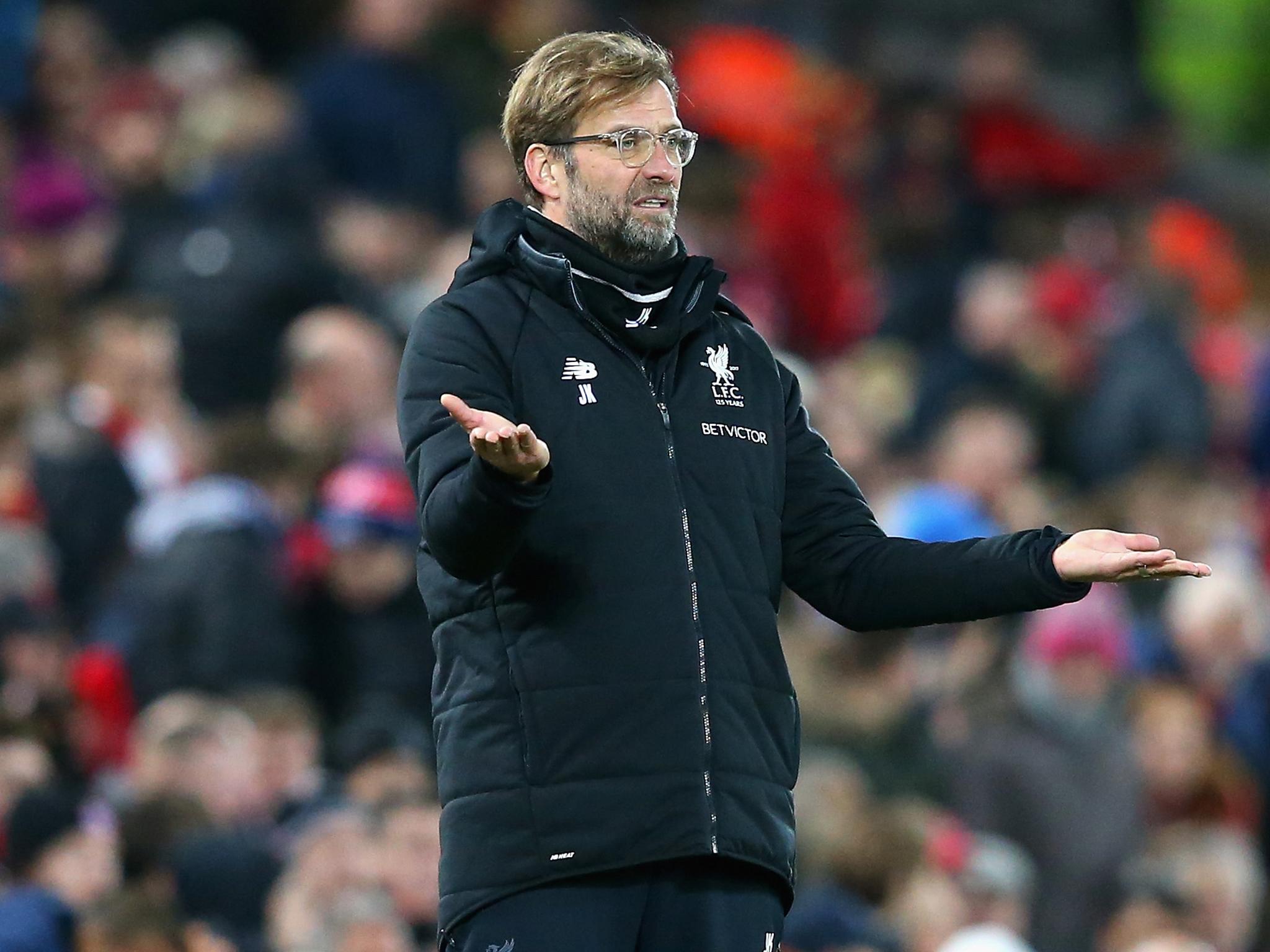 Jürgen Klopp accused BT Sport of reducing time added on during Liverpool's 3-2 defeat by West Brom
