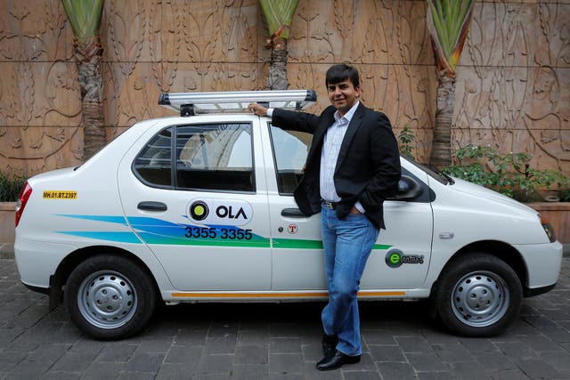 Ola co-founder and chief executive Bhavish Aggarwal dominates the Indian ride-hailing market