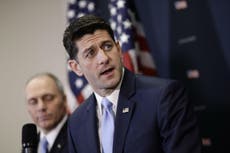 US Speaker Paul Ryan calls for a 'cleanse' of the FBI