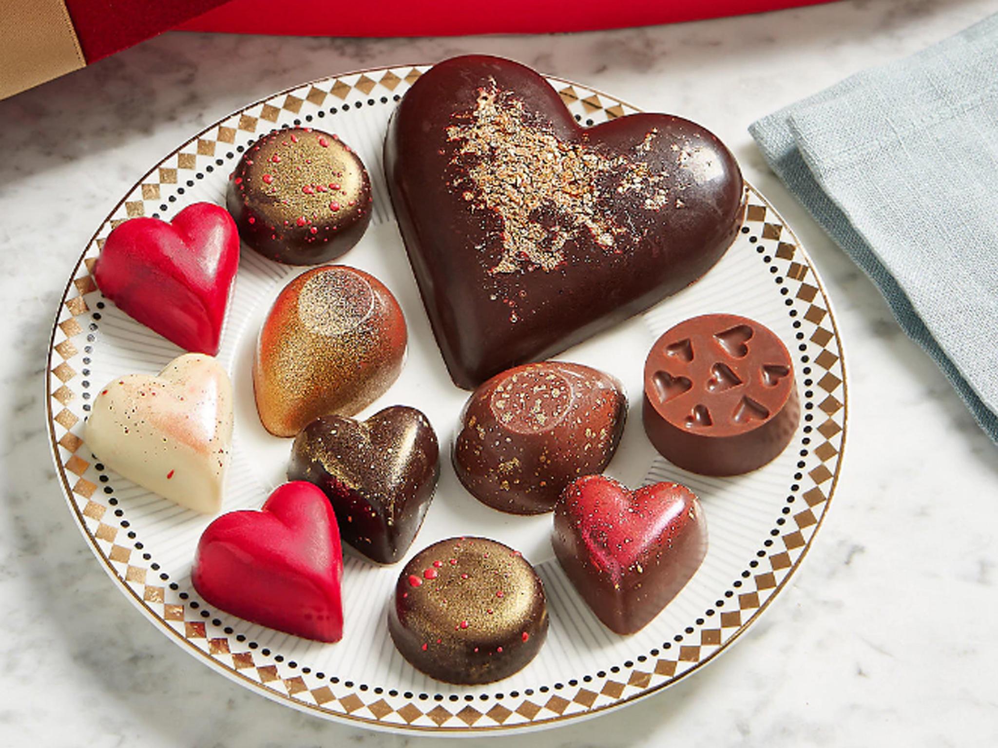 Classic Red Heart Assorted Chocolates, Chocolate Valentine's Day