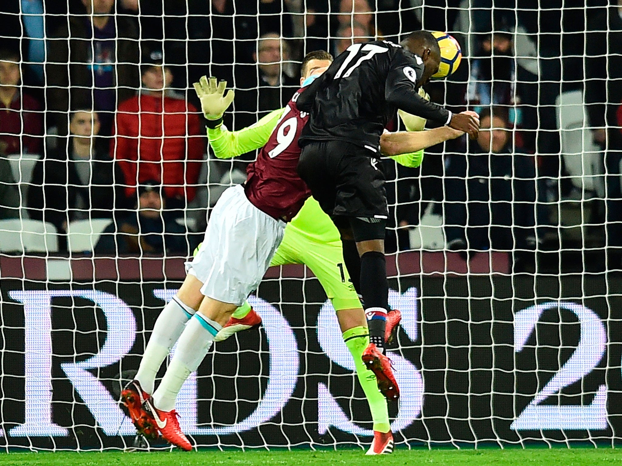 Christian Benteke clinched his second goal of the season with a bullet header