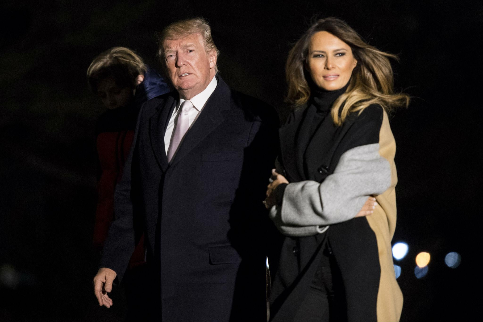Melania Trump arrives at State of the Union address separately from ...