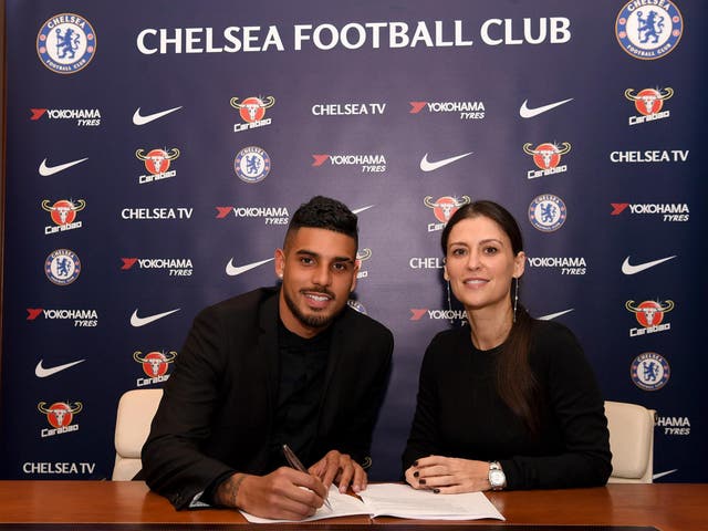 Emerson Palmieri is unveiled as Chelsea's latest signing