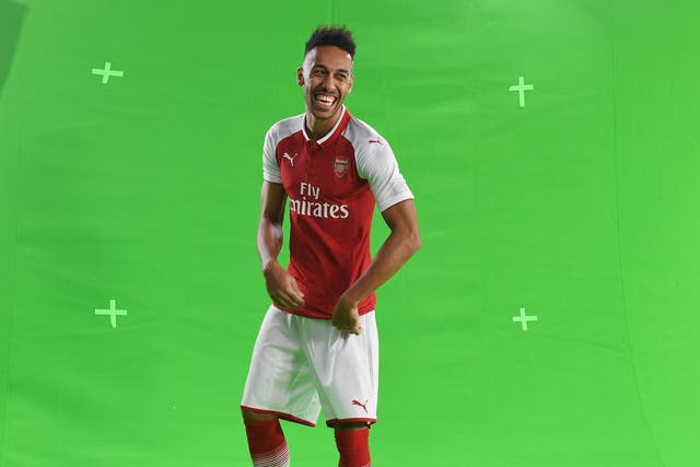 Pierre-Emerick Aubameyang was confirmed as an Arsenal player on Wednesday