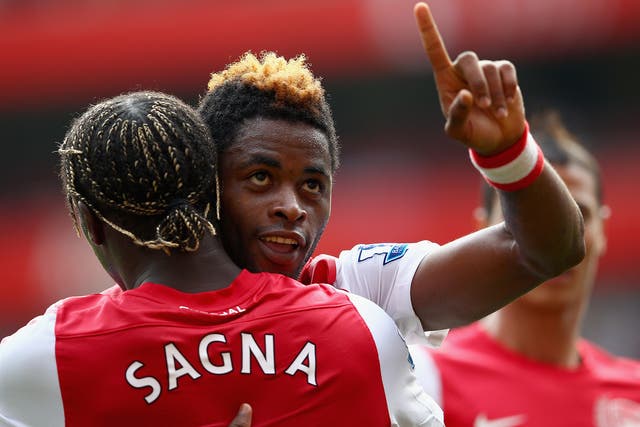 Alex Song has returned to Arsenal ... for now