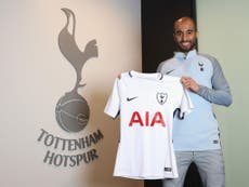 Tottenham sign Lucas for £25m from Paris Saint-Germain