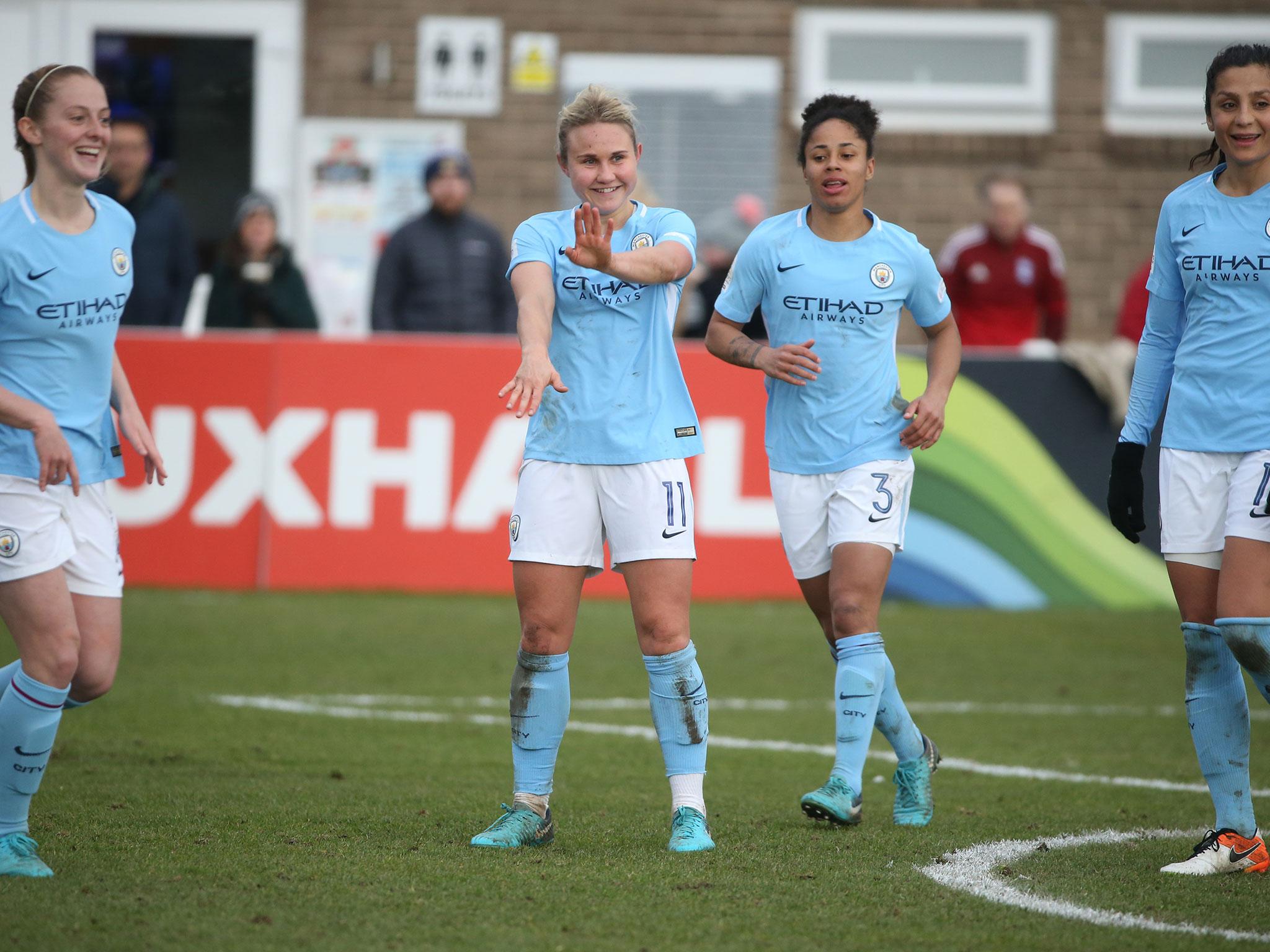 Manchester City have been pleased so far with the women's re-brand