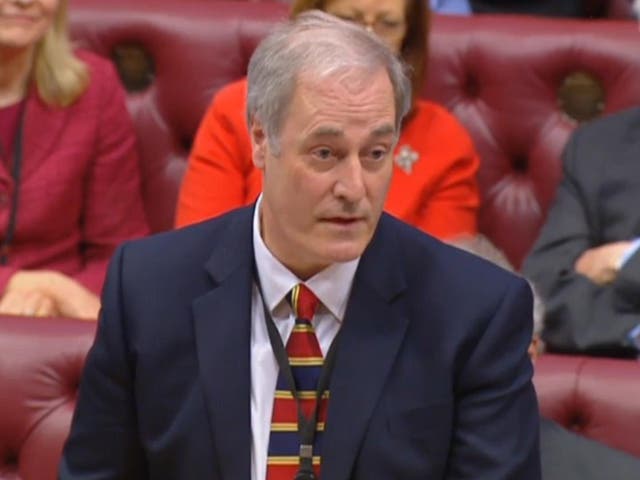 Lord Bates said he was 'ashamed' about his 'discourtesy'