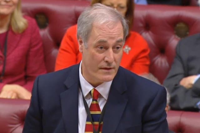 Lord Bates said he was 'ashamed' about his 'discourtesy'