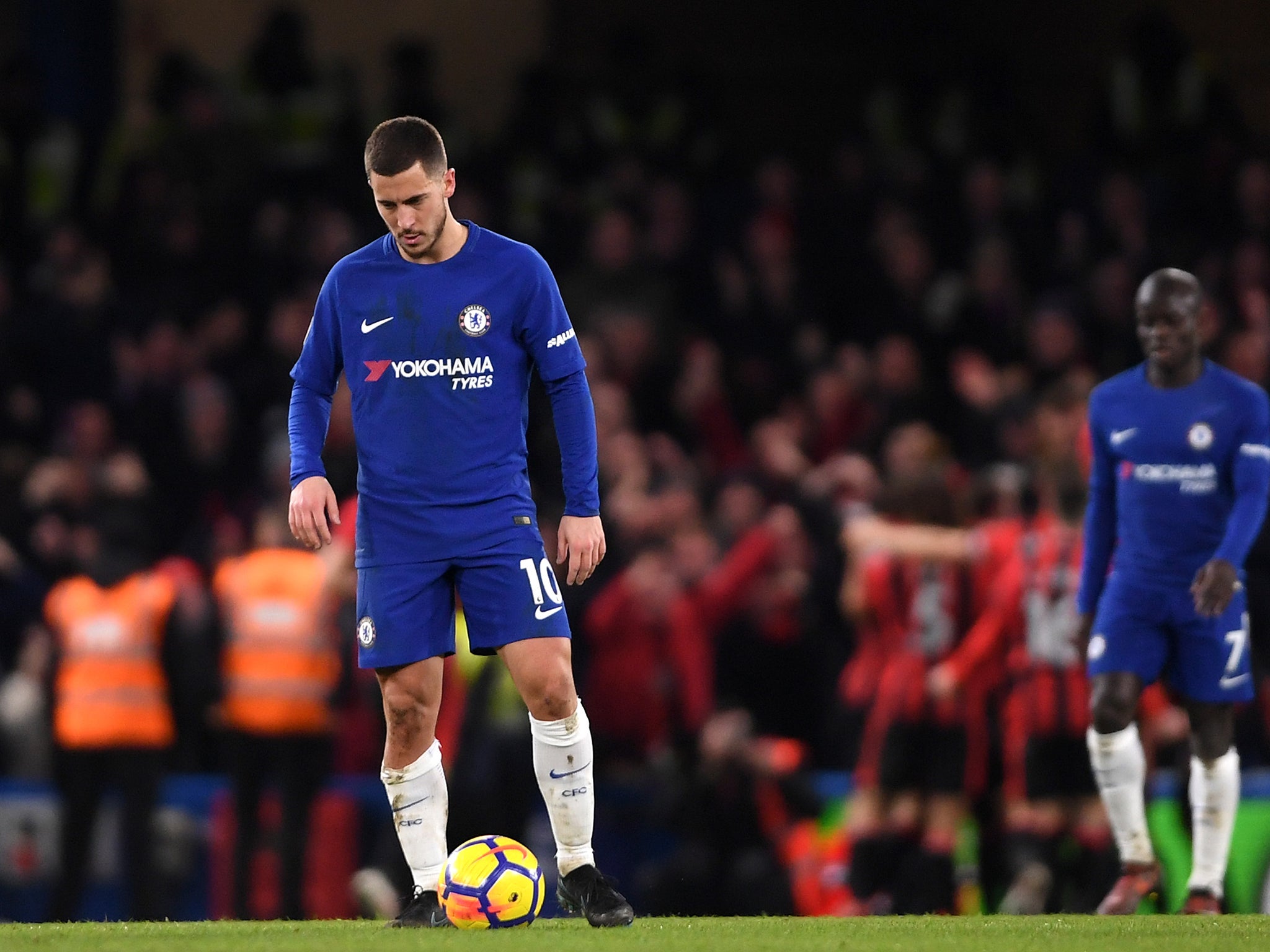 Eden Hazard has frustrated this season when playing as a false nine