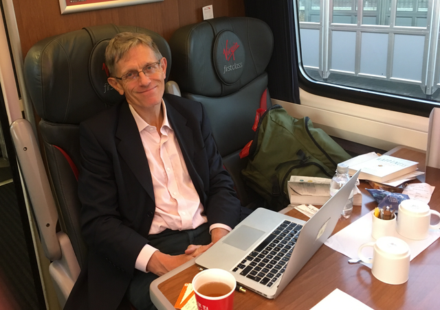 Class act: travelling in first from York to London for a total of £22