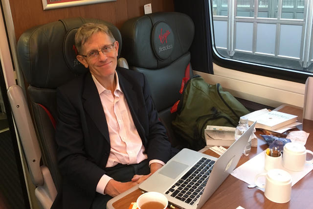 Class act: travelling in first from York to London for a total of £22