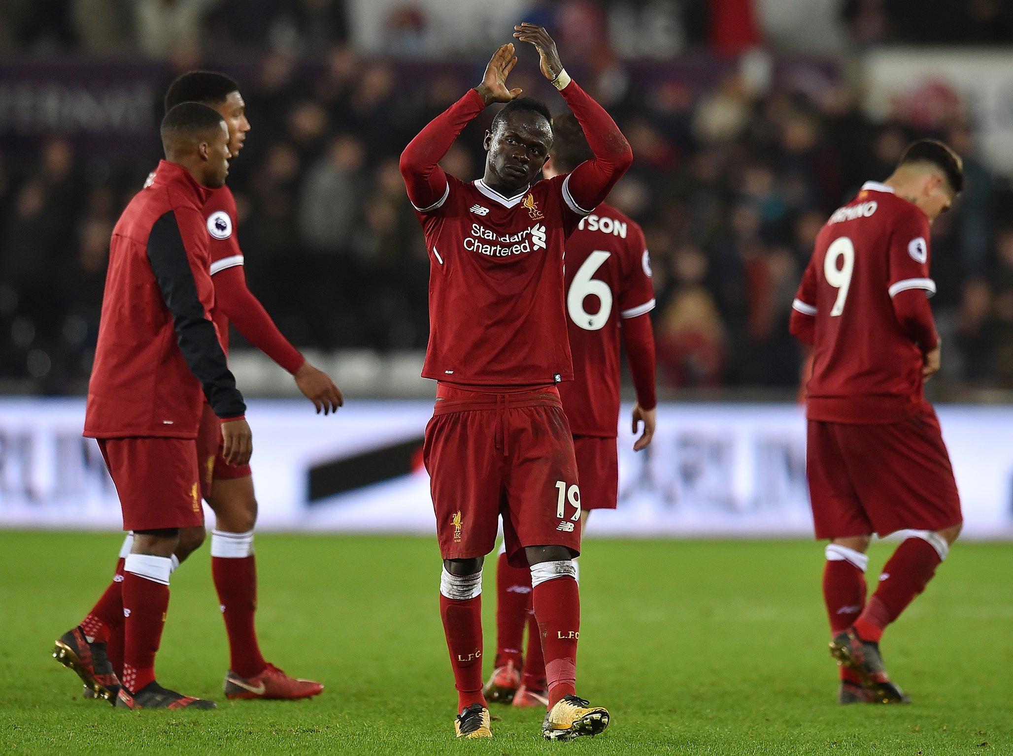 Liverpool were stunned away to Swansea