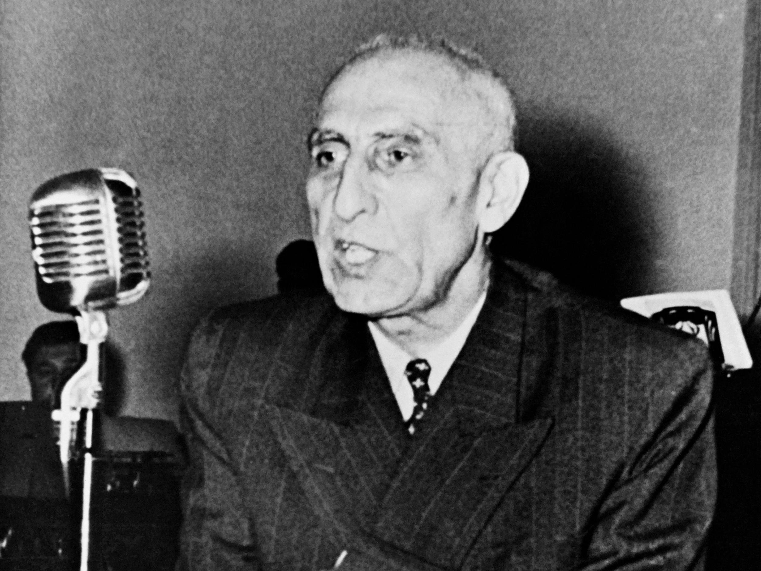 Upon being released from prison, Mohammad Mossadegh spent the rest of his life under house arrest (AFP/Getty)