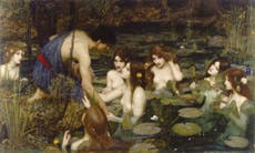 Painting of naked nymphs removed from gallery following #MeToo