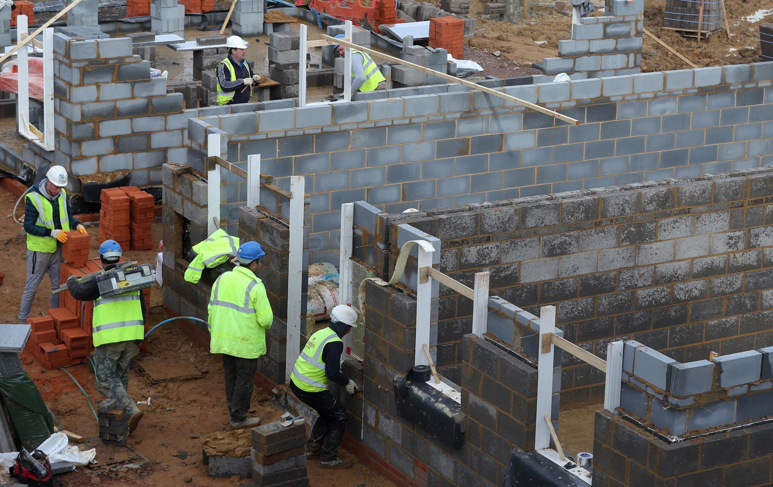 The figures for residential development have turned negative, breaking a 16-month expansion run