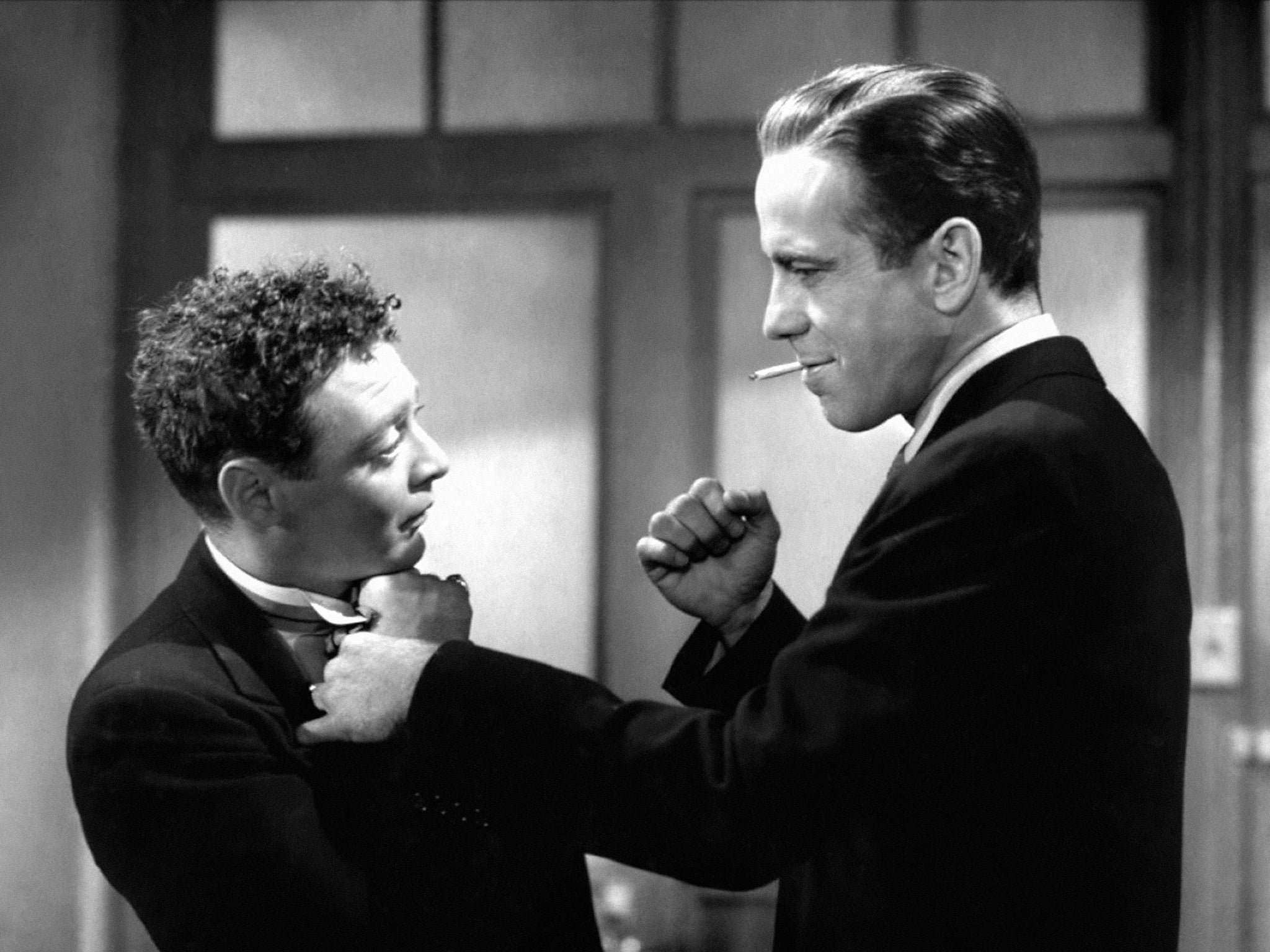 Humphrey Bogart gives Peter Lorre a fist full of it (Alamy)
