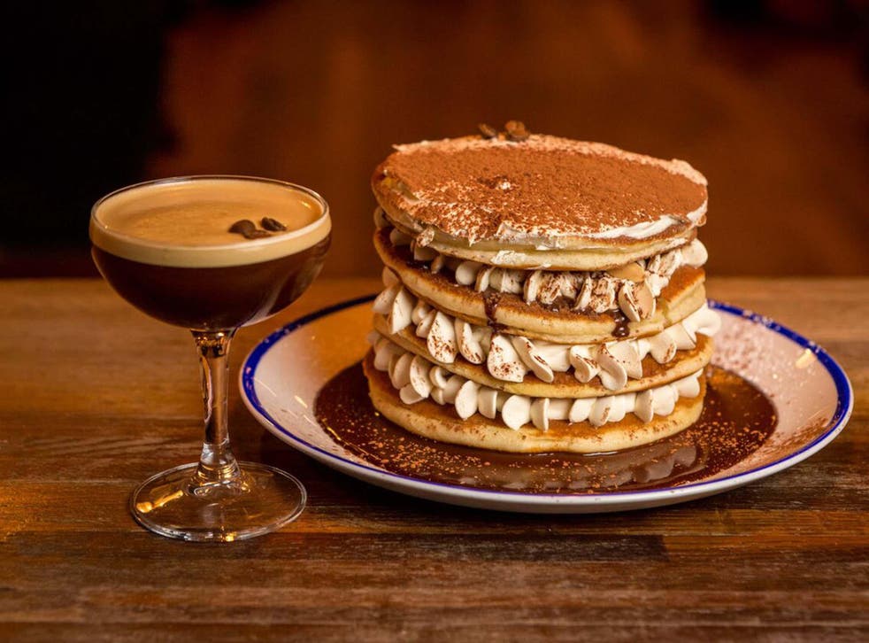 Espresso martini fans will love these pancakes inspired by the drink at the Book Club