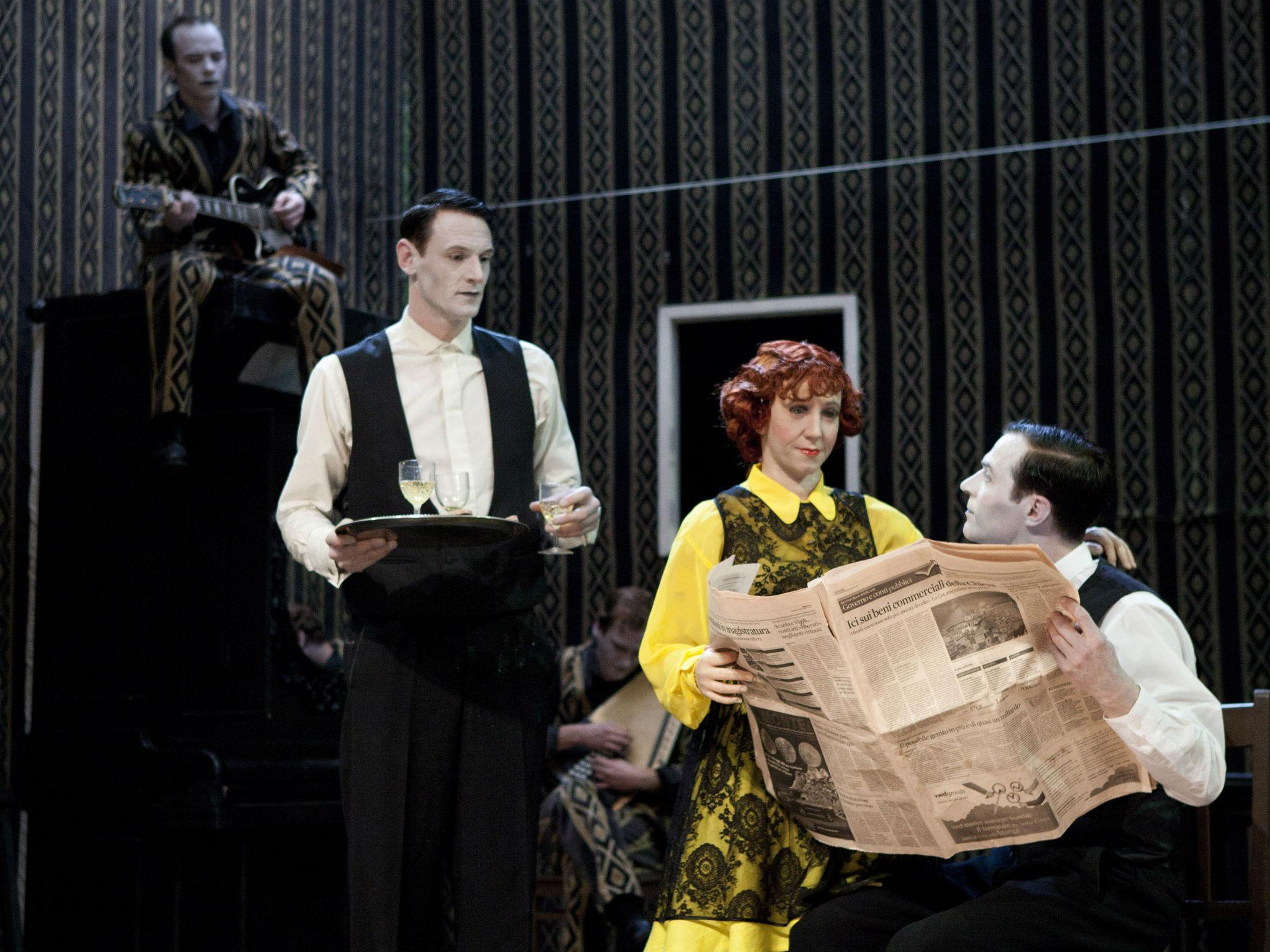 The Jakop Ahlbom Company perform 'Lebensraum' at the Peacock Theatre