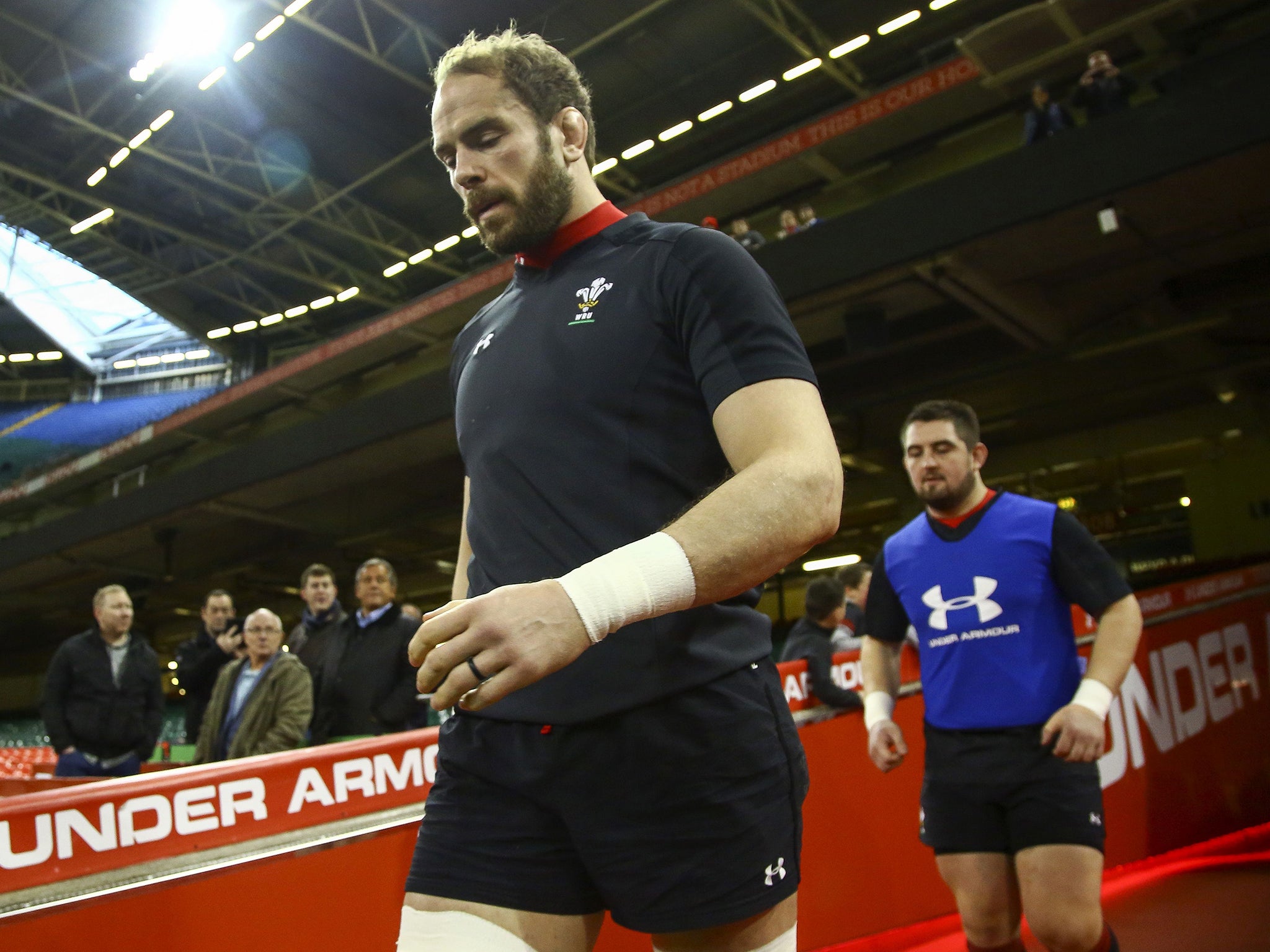 Alun Wyn Jones is one of Wales's last remaining Lions players left fit after a gruelling 12 months