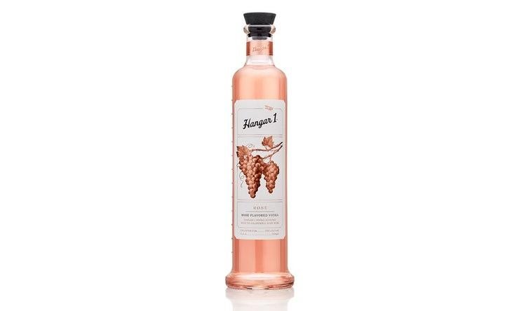 The pink vodka is pretty and strong (Hangar 1)