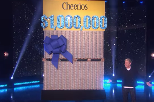 Ellen DeGeneres gave audience members $1m
