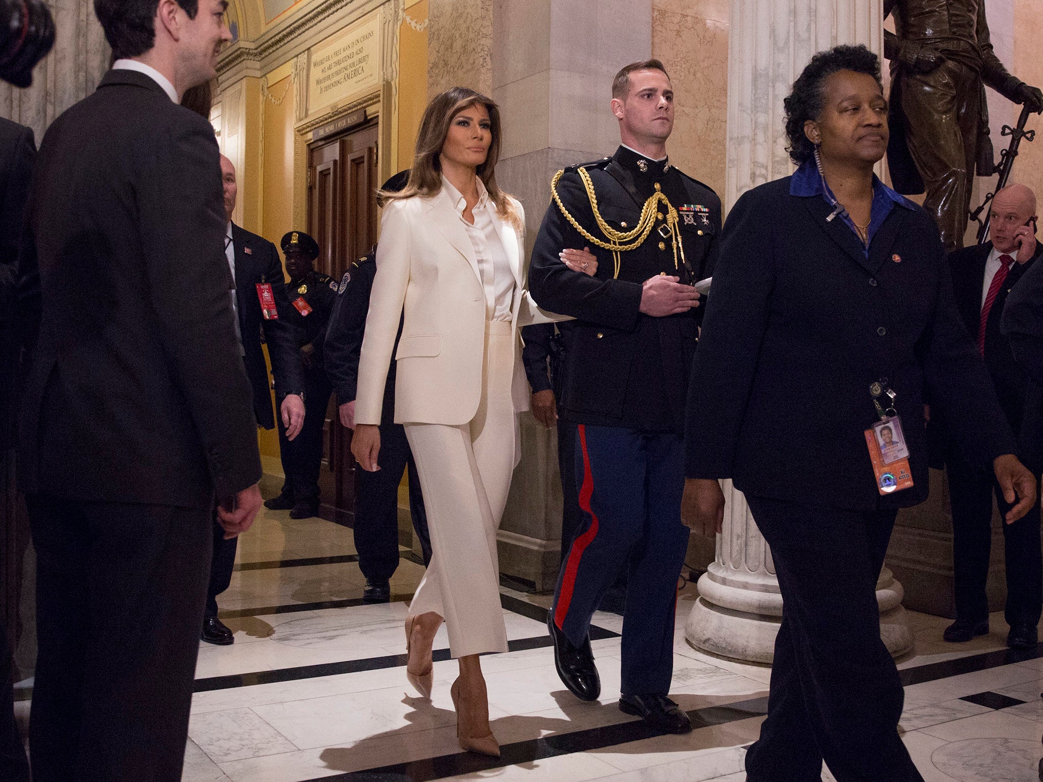 First Lady Melania Trump is becoming somewhat of an icon