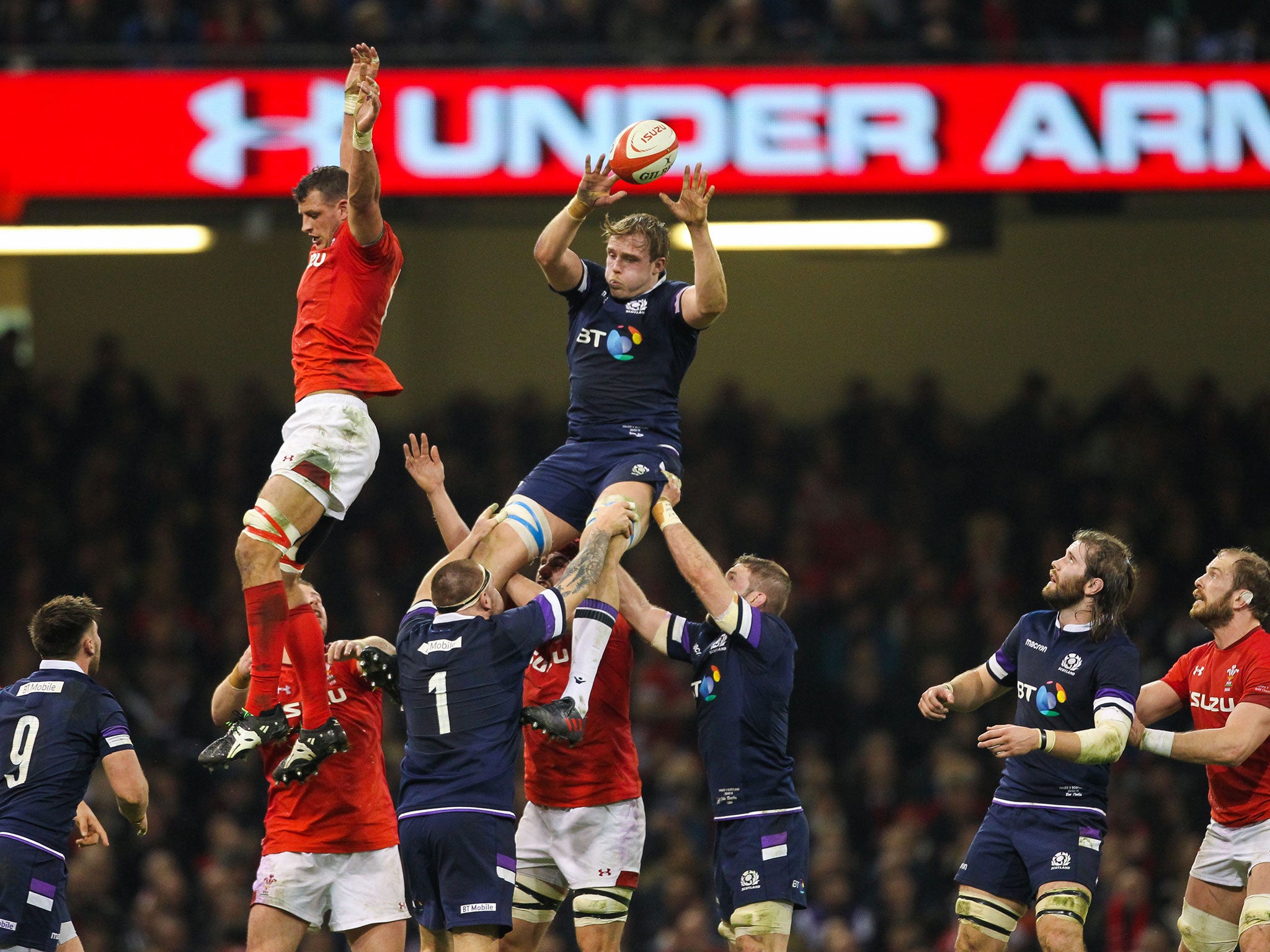 Scotland's line-out was a mess for much of the game