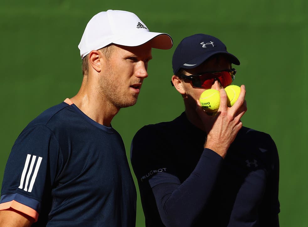 Jamie Murray and Dominic Inglot were beaten in the doubles