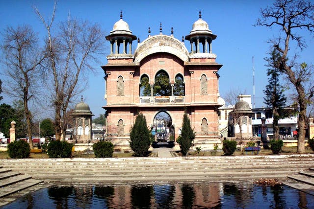 The Guides Memorial in Mardan. Sumbul Iqbal was shot dead at her home in the city