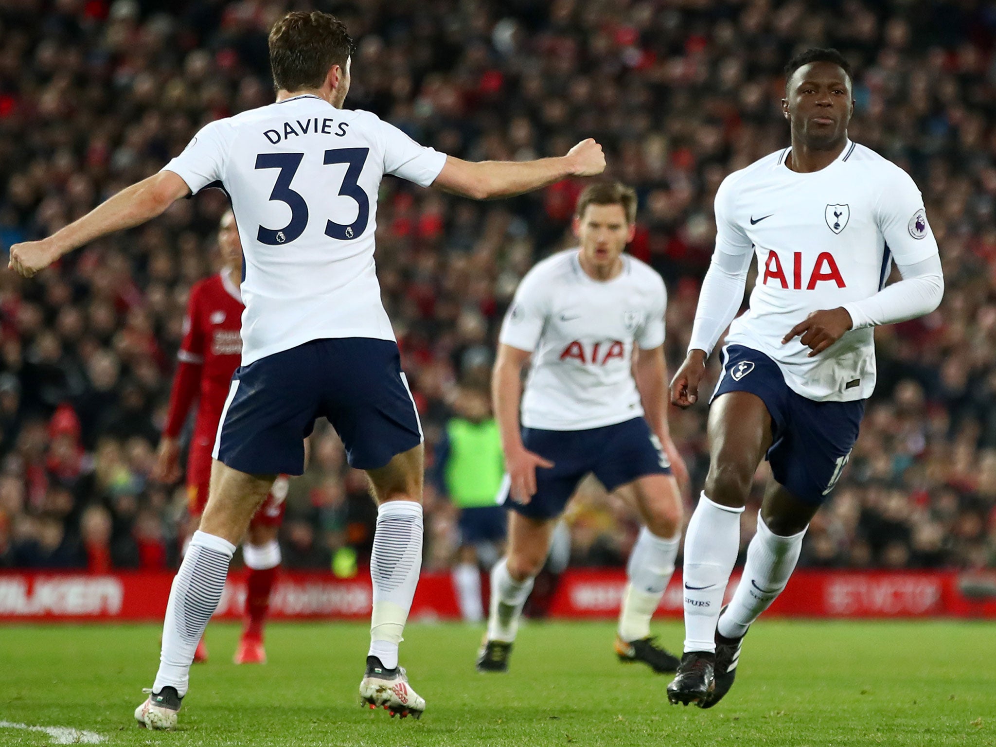 Victor Wanyama struck a sublime equaliser for the visitors