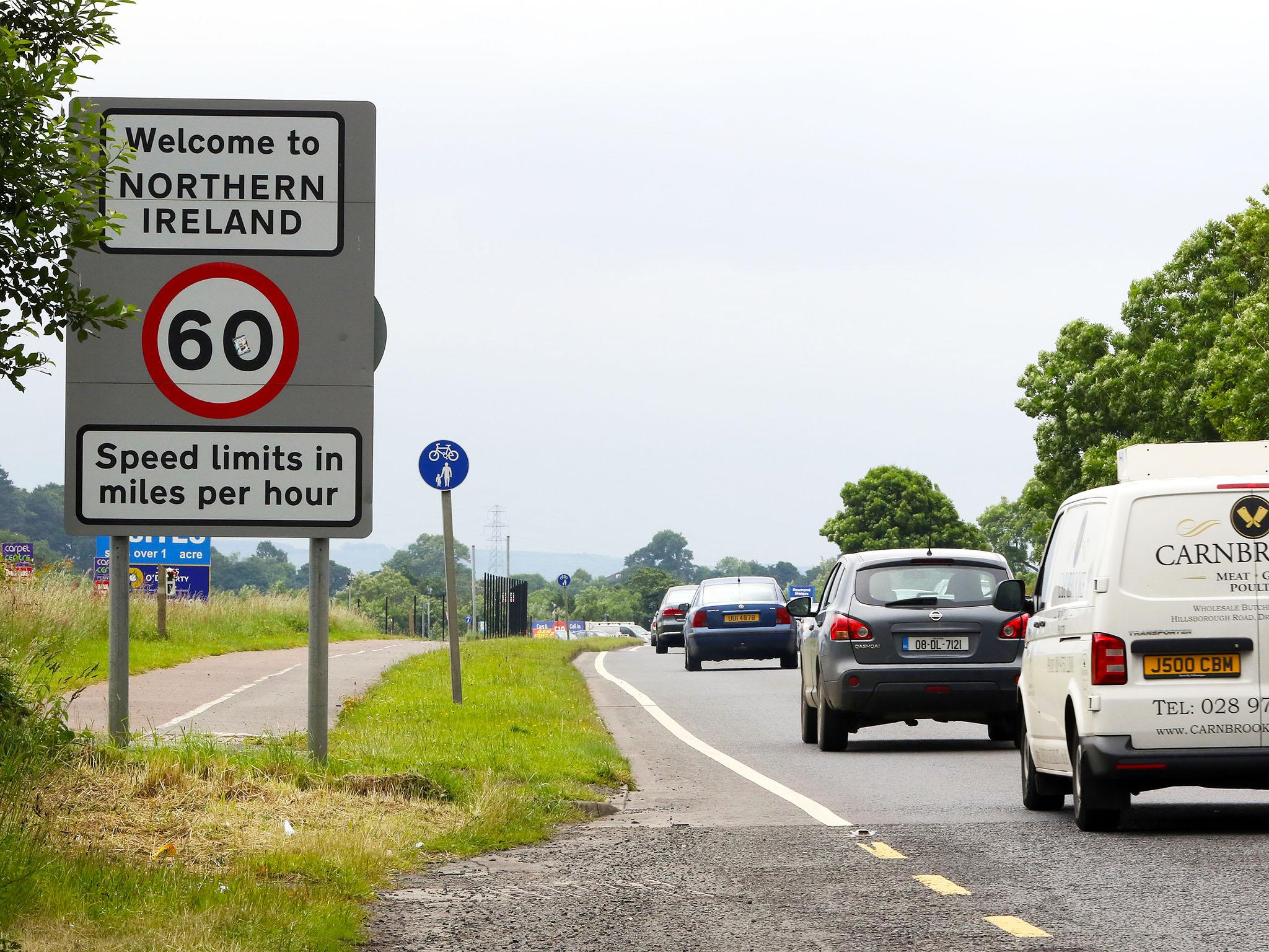 The invisible border between the Republic of Ireland and Northern Ireland allows people to move, live and work across the island, as if it were indeed united