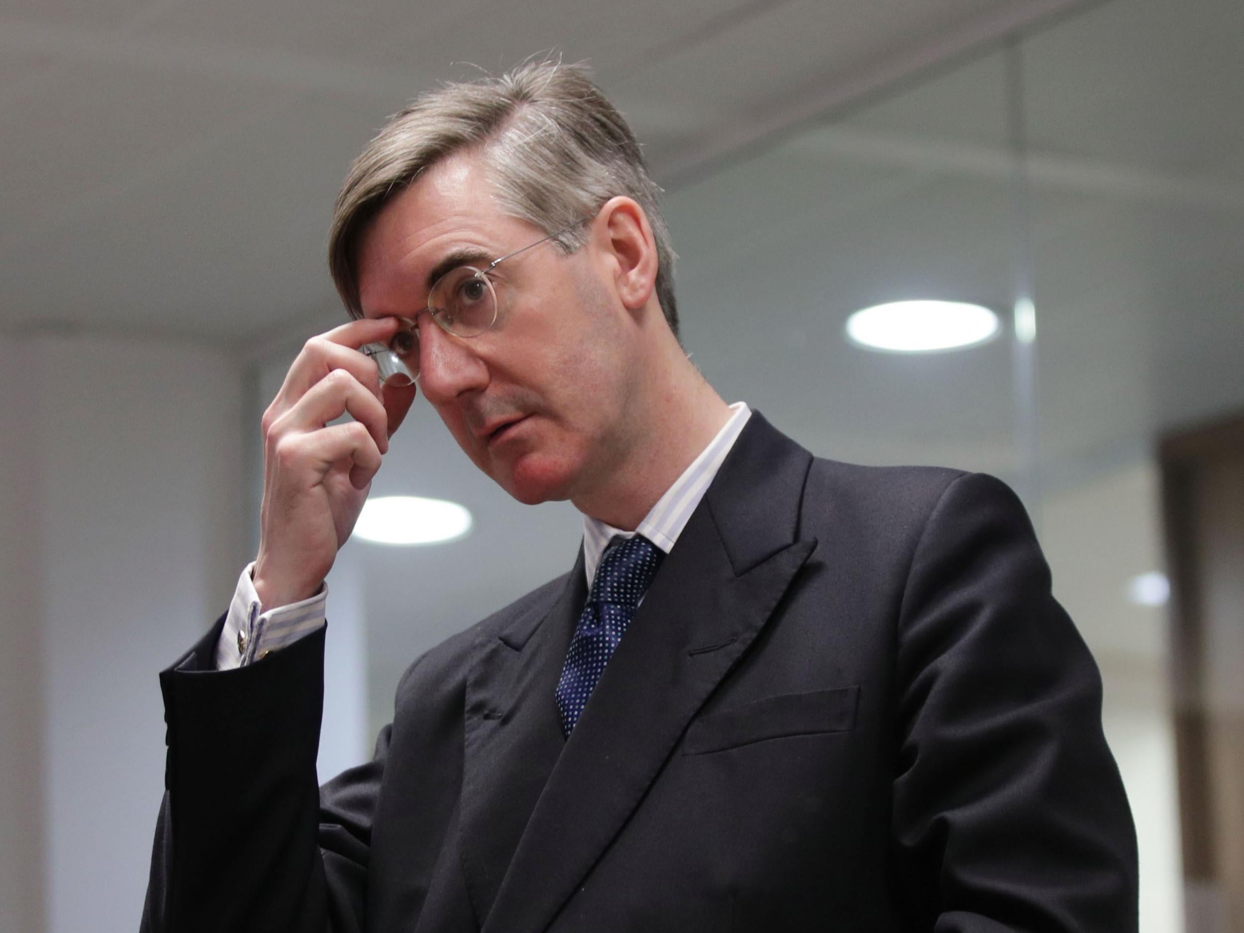 Mr Rees-Mogg is not happy with the Whitehall document relating to the Brexit transition period