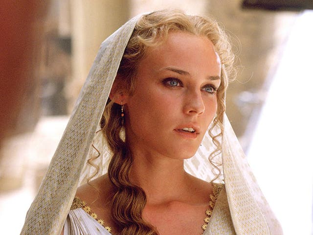 Interpretando a Helen en 'Troy' de 2004 (Warn
