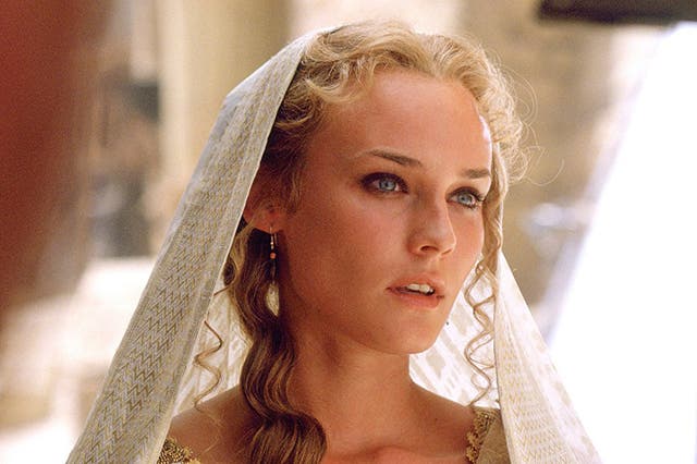 <p>Diane Kruger portraying Helen in 2004’s ‘Troy’</p>