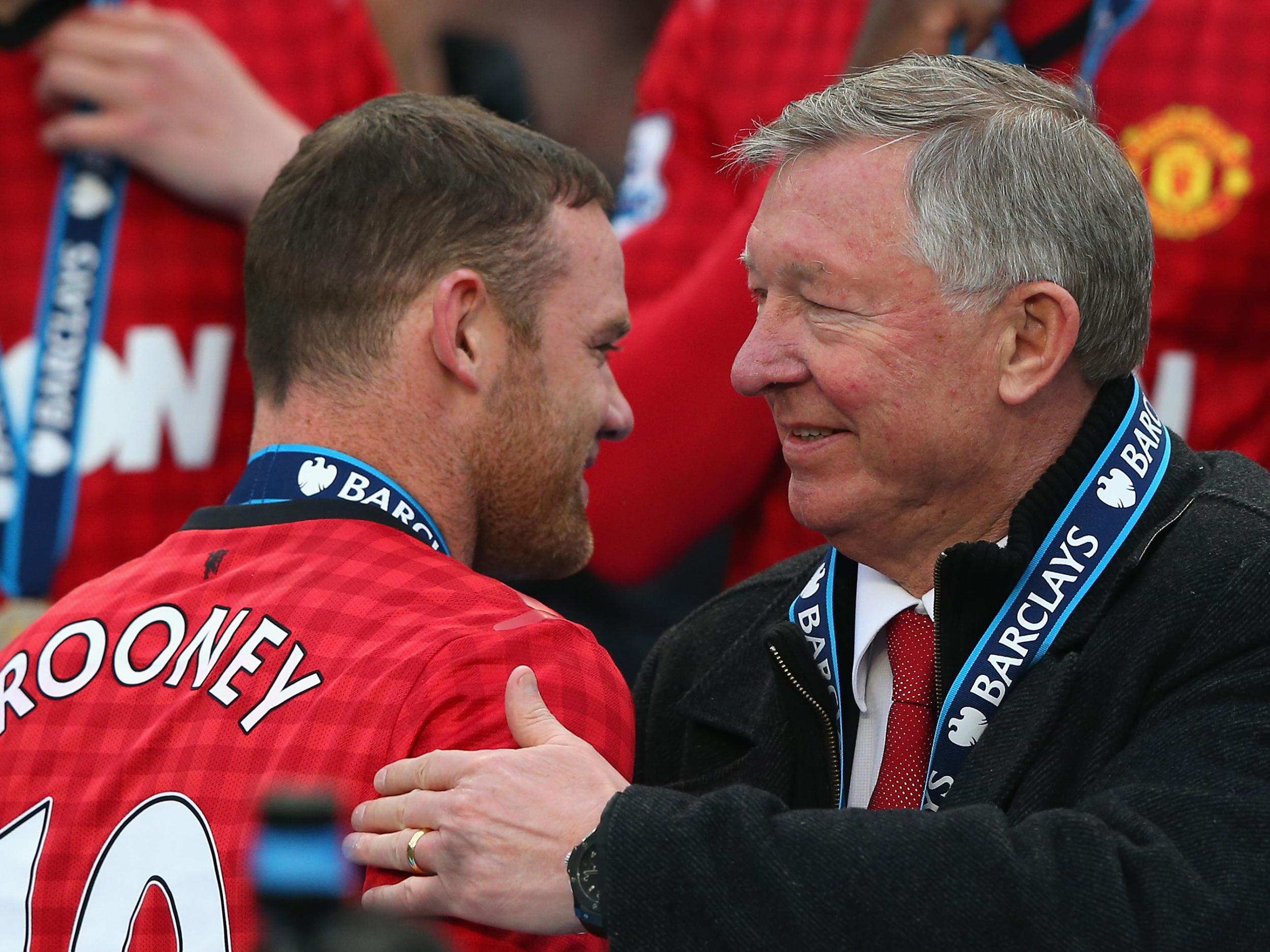 Rooney and Ferguson clashed a lot throughout their time at Manchester United together