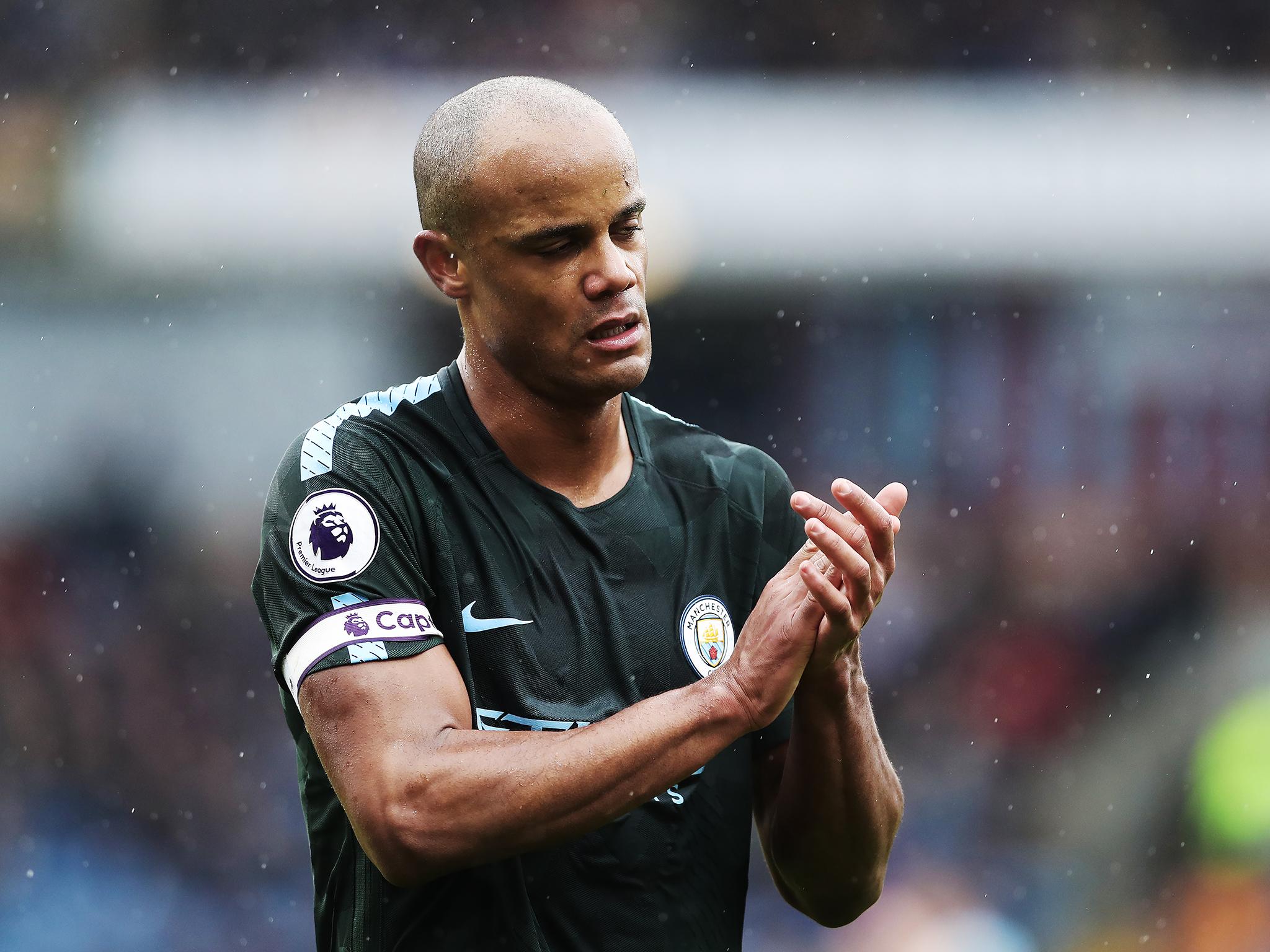 Vincent Kompany is pleased to be back from injury after committing to his rehabilitation programme