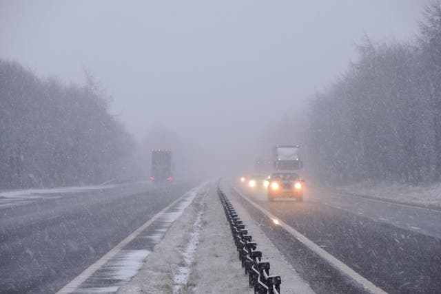 Drivers have been warned to take extra care on the roads as more snow sweeps in across the UK