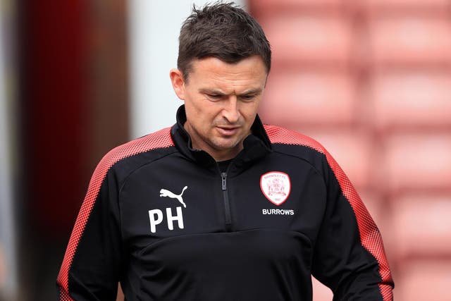 Heckingbottom only signed a new contract with Barnsley on Friday