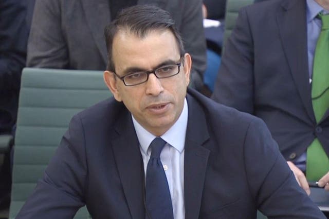 Zafar Khan, Carillion’s former chief financial officer, said he was ‘surprised at the outcome that eventually came to pass’